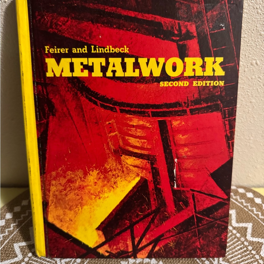 1970 Metalwork Second Edition Book hardcover